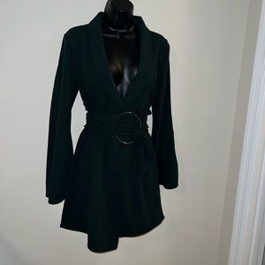 Green Wrap Mini Dress💚✨